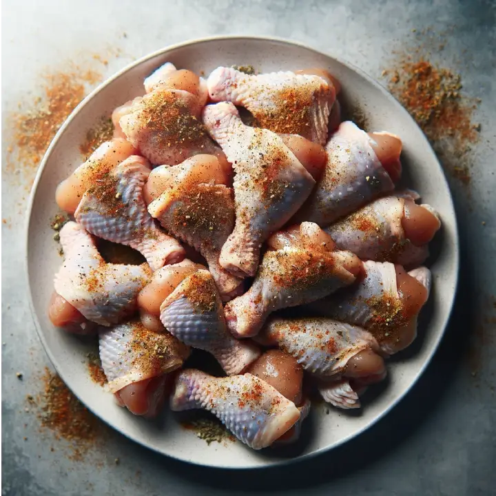 Penyediaan ayam dan bahan perapan