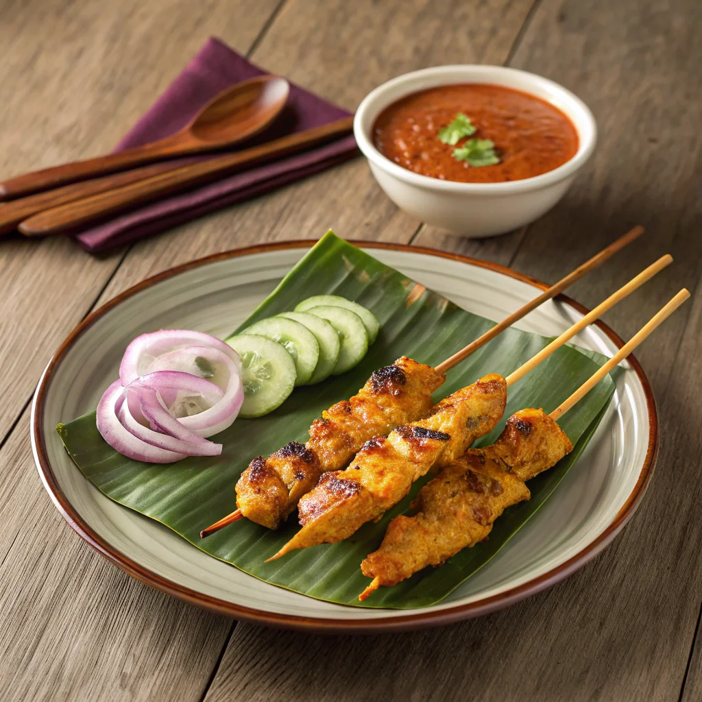 Resepi satay ayam simple