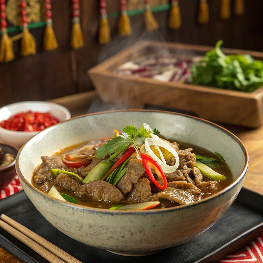 Resepi Sup daging Thai